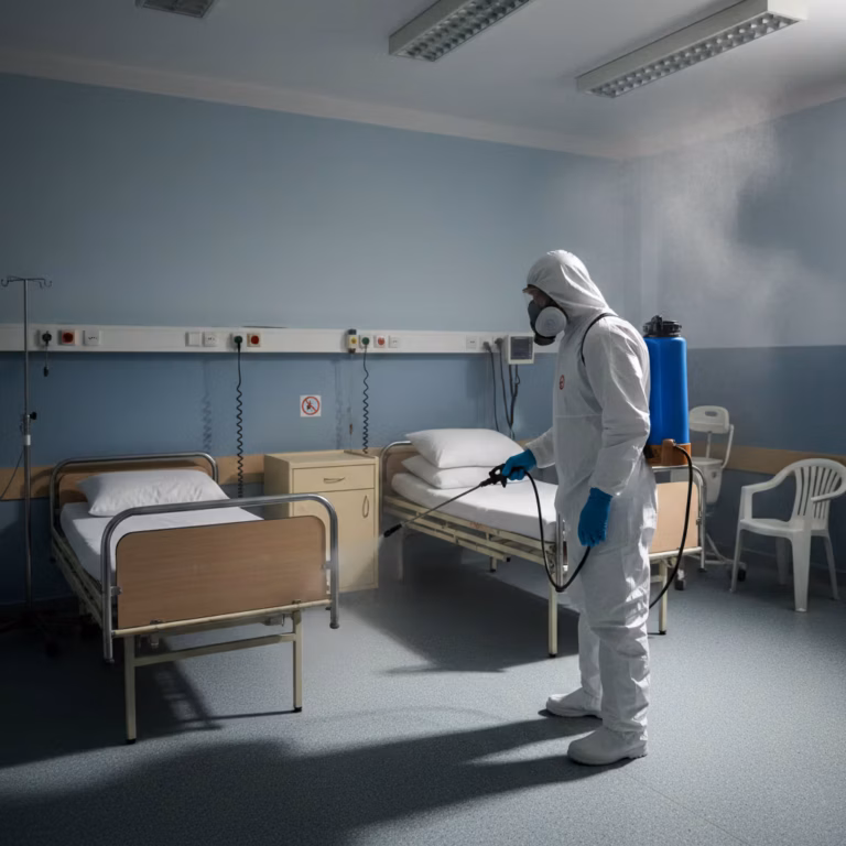 Czyszczenie hali produkcyjnej przy zmianie najemcy — Tychy, strefa przemysłowa