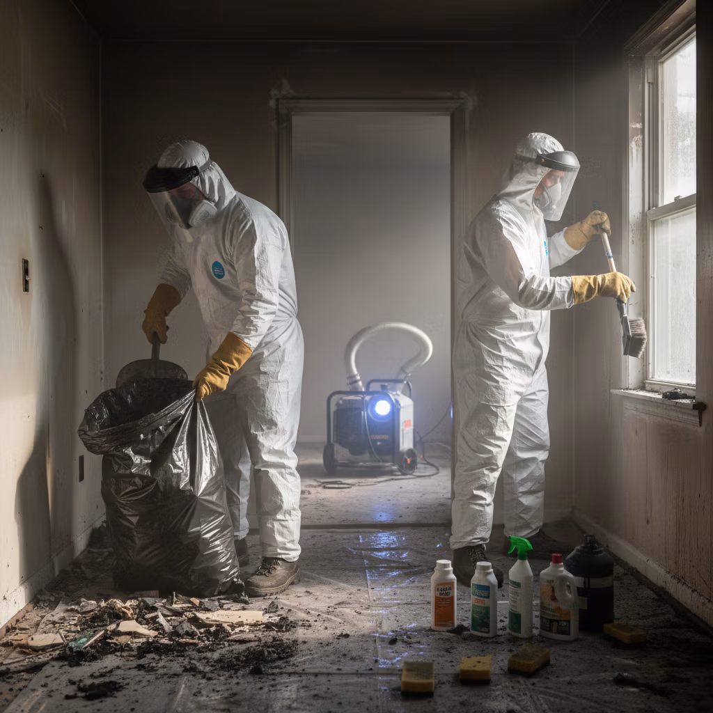 Zespół Bestclean24 realizujący sprzątanie specjalne w Siedlcach