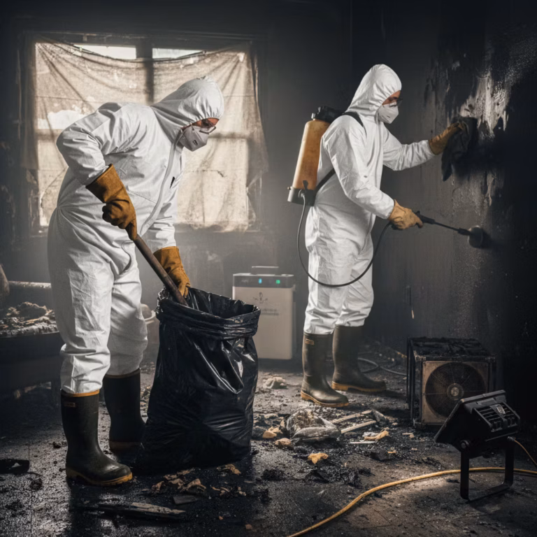 Sprzątanie mieszkania po pożarze kuchni — Ruda Śląska