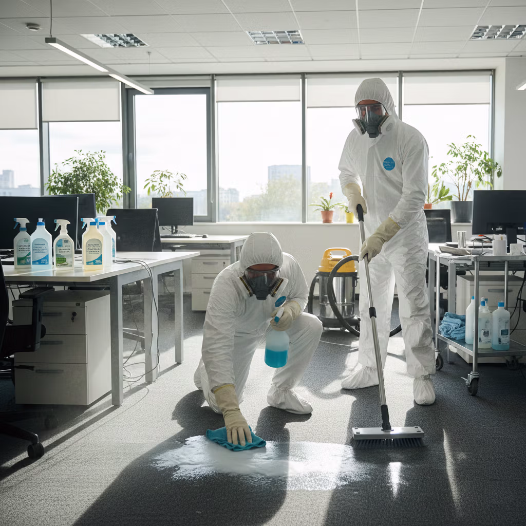 Ekipa Bestclean24 przy sprzątaniu specjalnym w Częstochowie