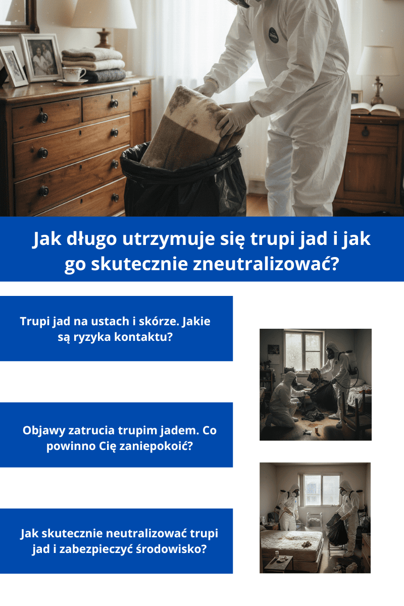 trupi jad na ustach i skórze