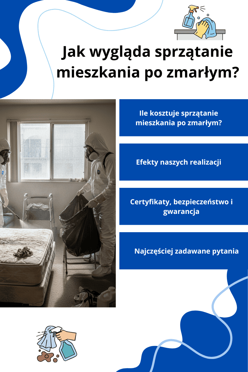 Ile kosztuje sprzątanie po zmarłym?