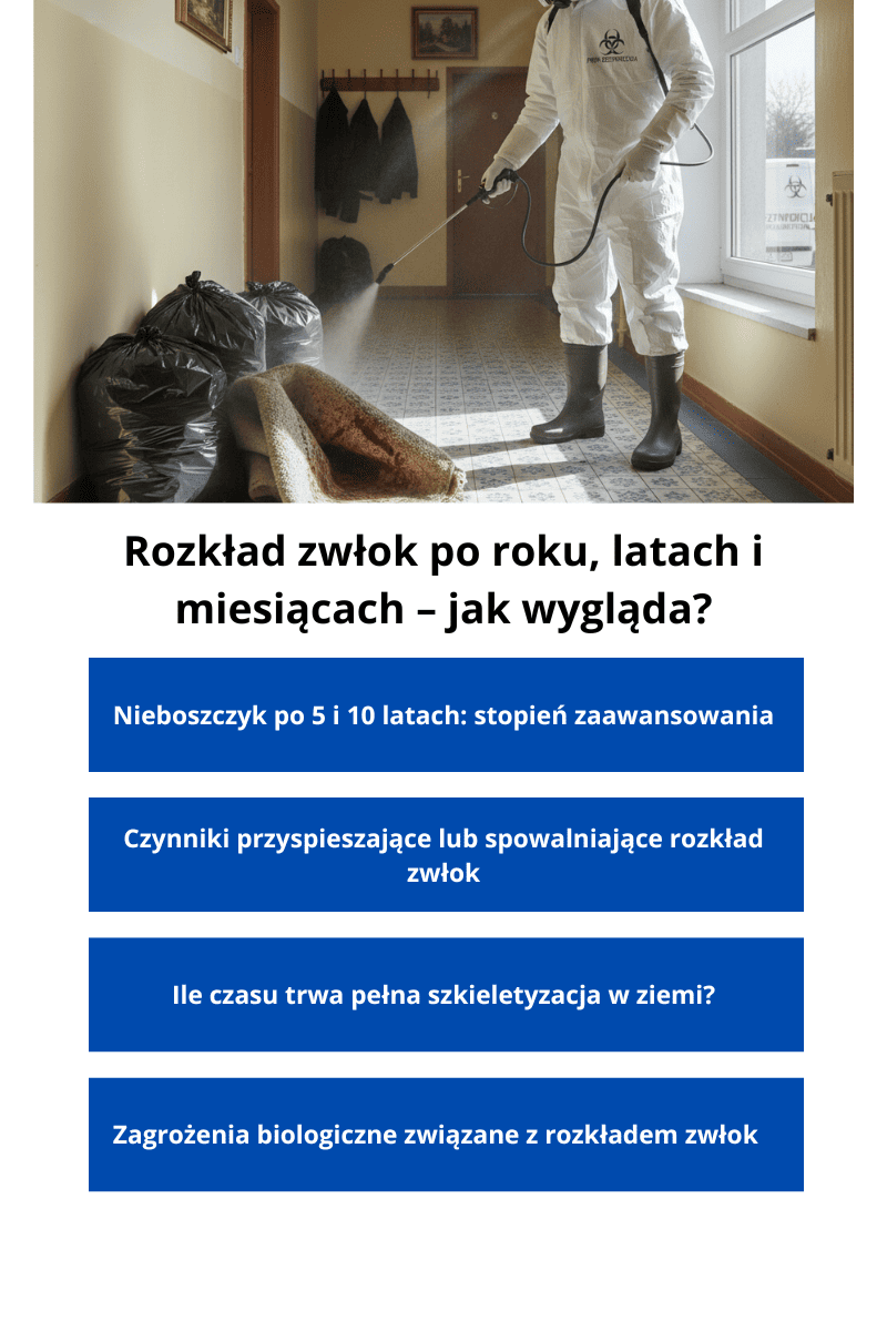 Rozkład zwłok po kilku latach