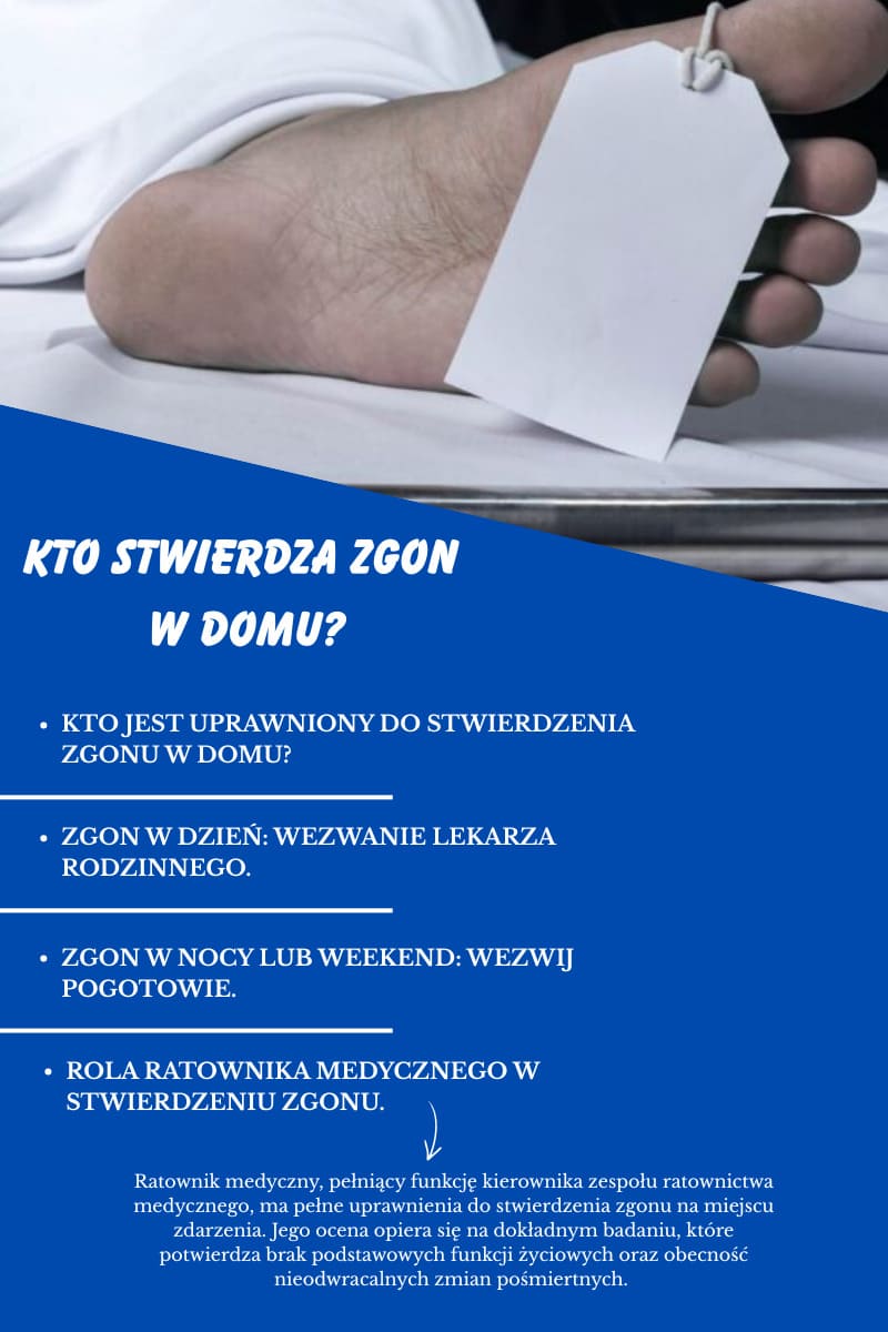 Rola ratownika medycznego w stwierdzeniu zgonu